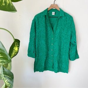 Anthropologie | Abacos Eyelet Tunic